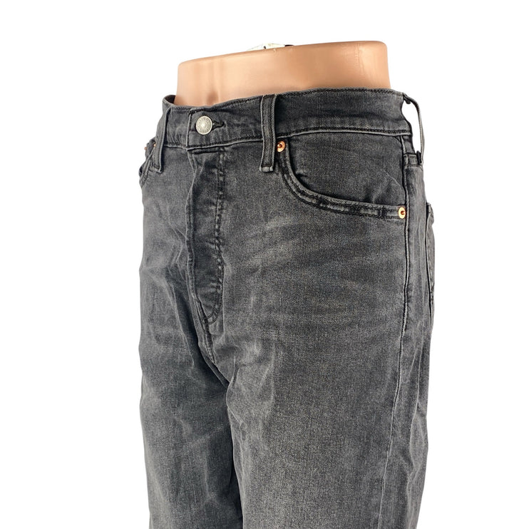 Levi's Women's Gray High Waisted Wedgie Skinny Straight Denim Jeans Pants Sz 32