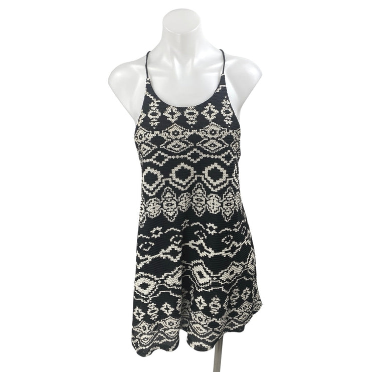 Urban Outfitters Staring at Stars Black Geometric Sleeveless Tank Mini Dress S