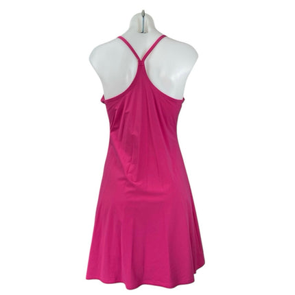 Outdoor Voices Pink Sleeveless Scoop Neck Tennis Gold Athletic Mini Dress Size M