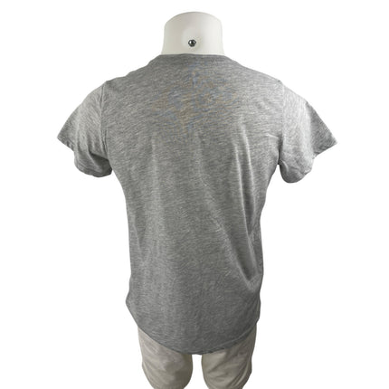Celebrate! Halloween Gray Skeleton Crew Neck Short Sleeve Tee T-Shirt Top Size L