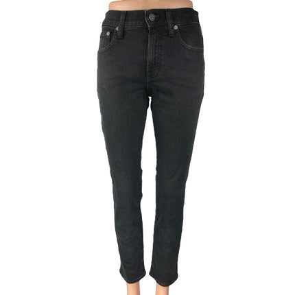 NEW Madewell The Perfect Vintage Women's Black Mid Rise Skinny Denim Jeans 23