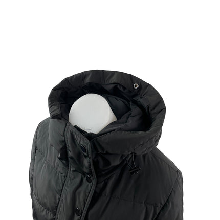 Aritzia Babaton Women's Black Down Hoodie Long Sleeve Puffer Coat Jacket Size S