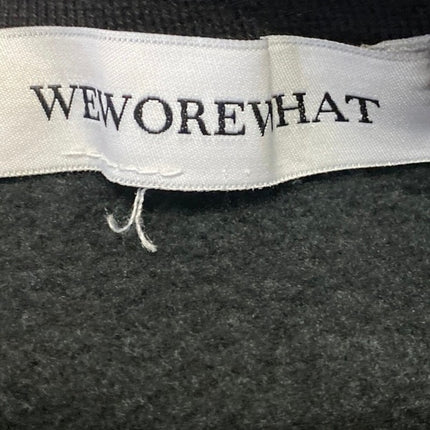 WeWoreWhat Women's Black Long Sleeve Crewneck Fleece Knit Sweater Top Size L