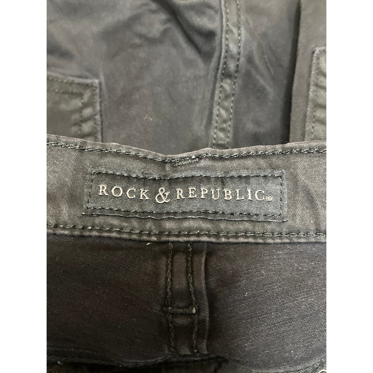 Rock & Republic Women's Mid Rise Casual Y2k Ankle Skinny Denim Jeans Size 6