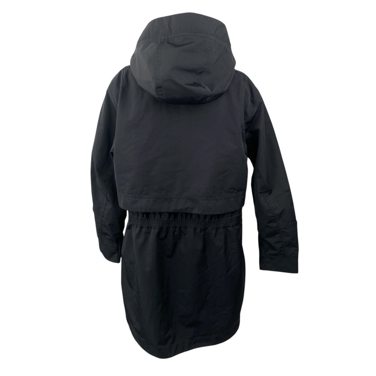 Athleta Women's Black Long Sleeve Hooded Hiking Hunting Athletic Coat Jacket XL
