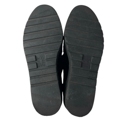 Naturalizer August Womens Black Patent Leather Tassels Slip On Loafers Shoes 8.5