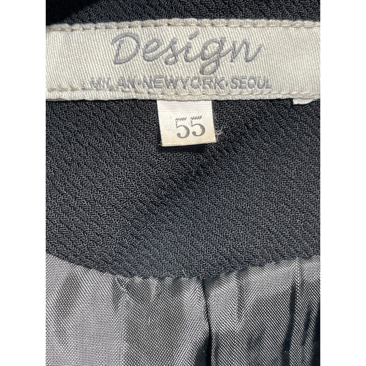 Design Women's Black Long Sleeve Slim Fit Single Breasted Blazer Coat Jacket 4