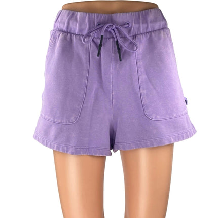 Joy Lab Women's Purple Drawstring High Waist Activewear Lounge Sweat Shorts M