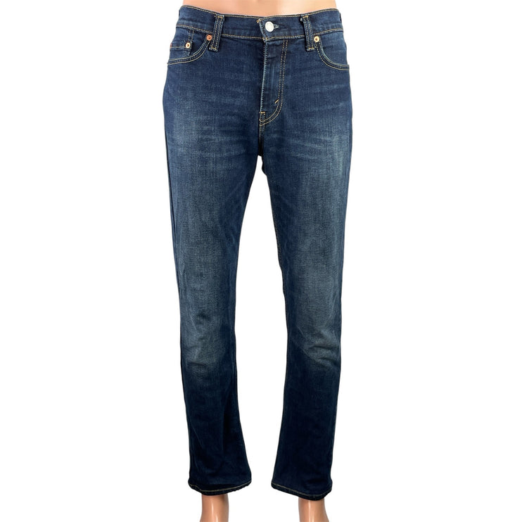 Levi's 511 Men's Blue Slim Fit Tapered Dark Wash Casual Denim Jeans Size 30x32
