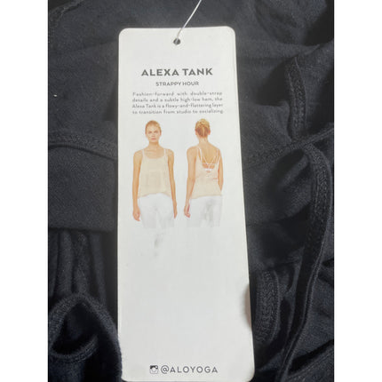 NEW Alo Yoga Alexa Strappy Sleeveless Yoga Gym Athletic Activewear Tank Top XS