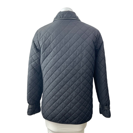 Coach Leatherware Women's Black Puffer Quilted Long Sleeve Coat Jacket Size M