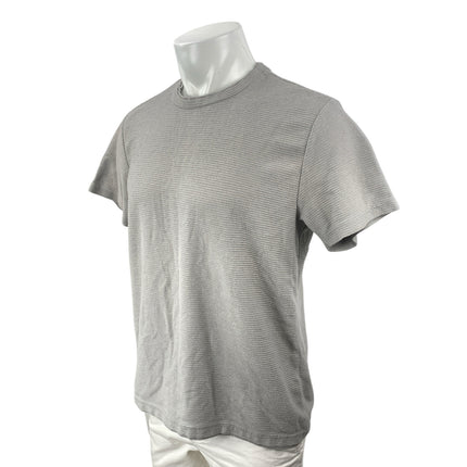 E.T.A Men's Gray Short Sleeve Crew Neck Basic Casual T Shirt Tee Top Size L