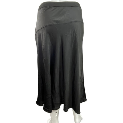 NEW Banana Republic Women's Black Ruffles High Waisted Midi Maxi A-Line Skirt 16