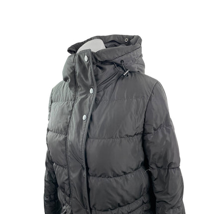 Aritzia Babaton Women's Black Down Hoodie Long Sleeve Puffer Coat Jacket Size S