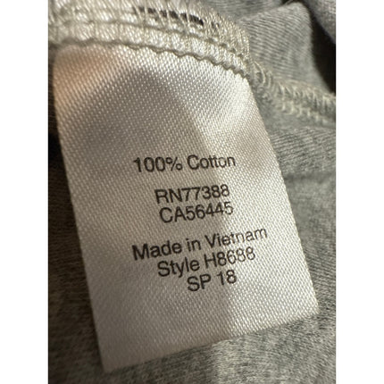 J.Crew Women's Gray Scalloped Square Neck Long Sleeve Knit Shirt Sweater Top S