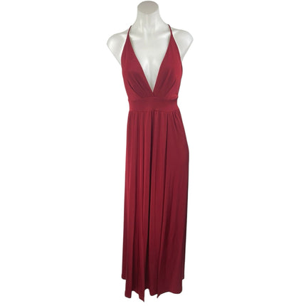 maxi evening dresses sale Rhoda Black Plunge Maxi Dress