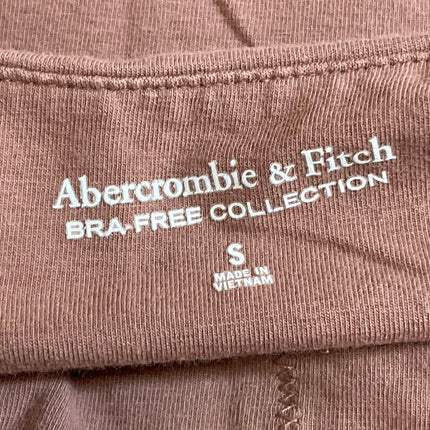 Abercrombie & Fitch Bra-Free Brown Sleeveless Cami Camisole Tank Top Size S