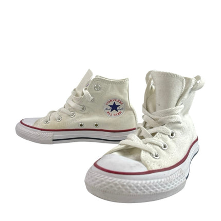 Converse All Star Chuck Taylor Kids White High Top Lace Up Sneakers Shoes Sz 13