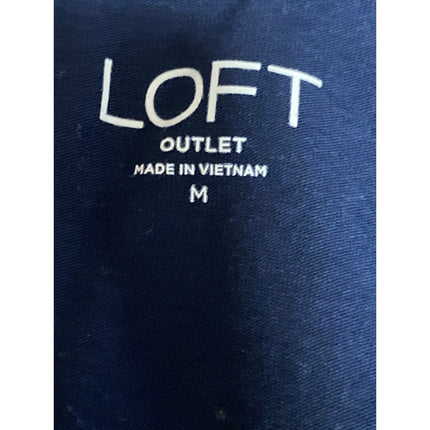 Ann Taylor LOFT Women Navy Blue V Neck Sleeveless Cami Camisole Tank Top Size M