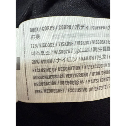 Abercrombie & Fitch Black Button Down Long Sleeve Rib Knit Mini Sweater Dress S