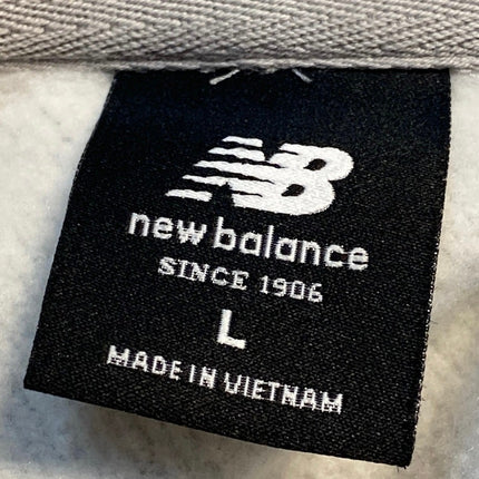New Balance Essentials Winter Men's Gray 1/4 Zip Sweatshirt Sweater Top Size L