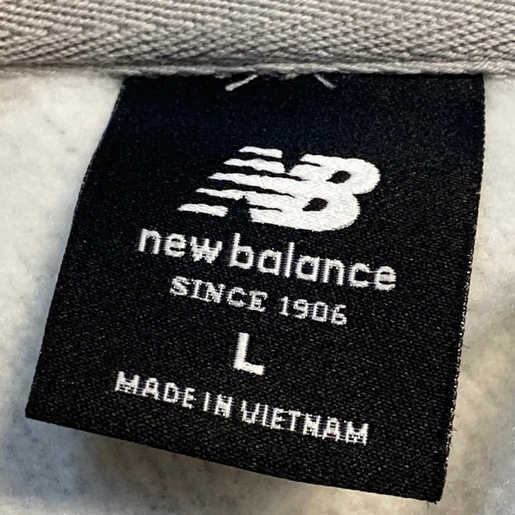 New Balance Essentials Winter Men's Gray 1/4 Zip Sweatshirt Sweater Top Size L