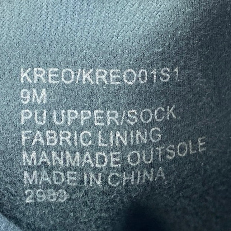 Steve Madden Kreo Women's Black Leather Platform Block Heel Tall Boots Size 9M