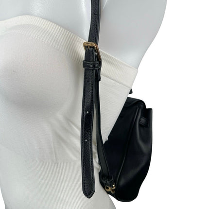 Urban Expressions Black Pebble Faux Leather Vegan Kelly-style Backpack One Size