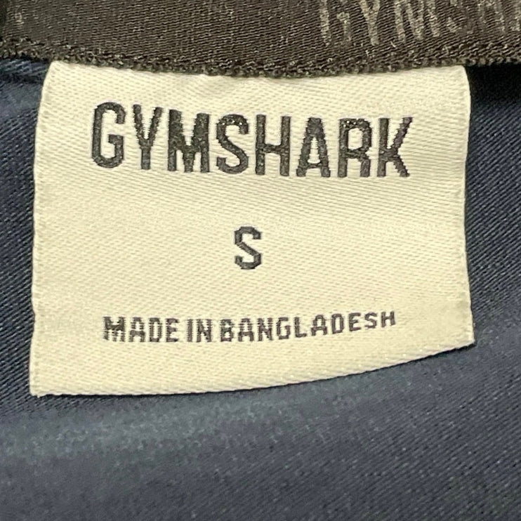 Gymshark Apollo Women's Blue Long Sleeves Logo Print Crew Neck Tee T-shirt Top S