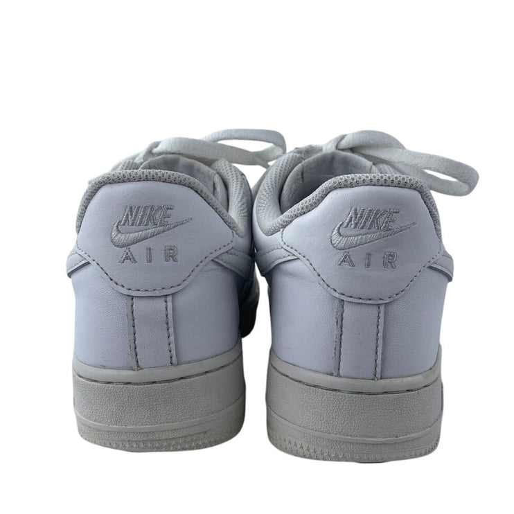 Nike Air Force 1 Women's White Leather Low Top Lace Up Athletic Sneakers Shoes 8