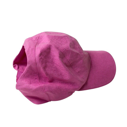 Lululemon Women's Pink Logo Adjustable Strapback Baseball Cap Hat One Size