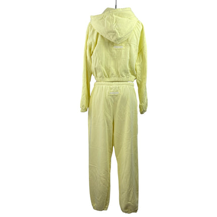 Gymshark Women's Yellow Activewear Hoodie Hooded & Jogger Lounge Pant Sets Sz M