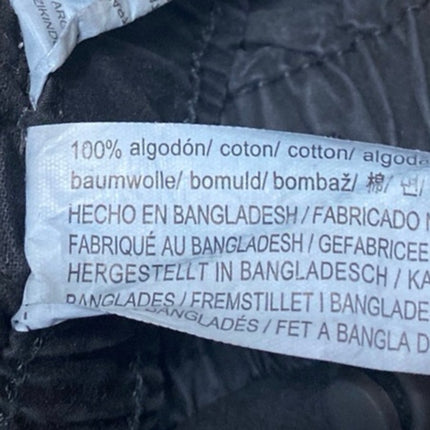 Zara Women's Black Elastic Waist Straight Tapered Leg Trousers Jogger Pants Sz S