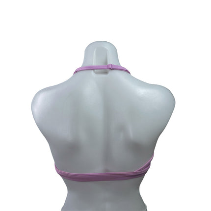Gymshark Minimal Halterneck Pink Yellow Bundle Lot of 2 Sports Bra Tank Top Sz S