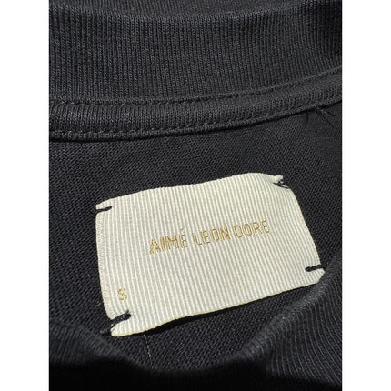 Aime Leon Dore Women's Black Crewneck Short Sleeve Casual Tee T-Shirt Top Size S
