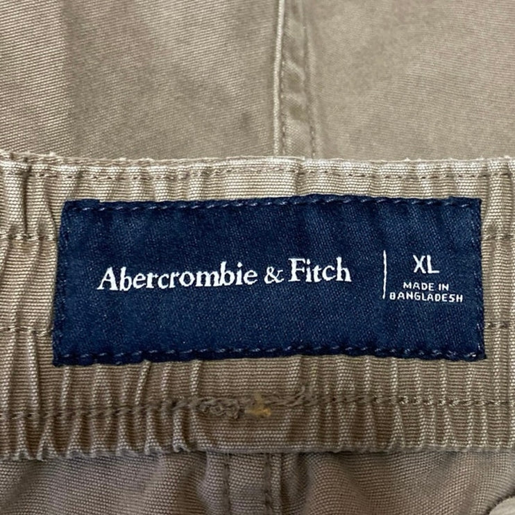 Abercrombie & Fitch Mens Green Elastic Waist Drawstring Casual Bermuda Shorts XL