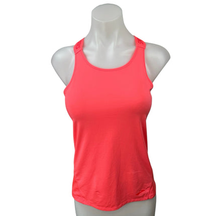 Brooks Pick-Up Pink Sleeveless Racerback Fitted Athletic Gym Running Tank Top M