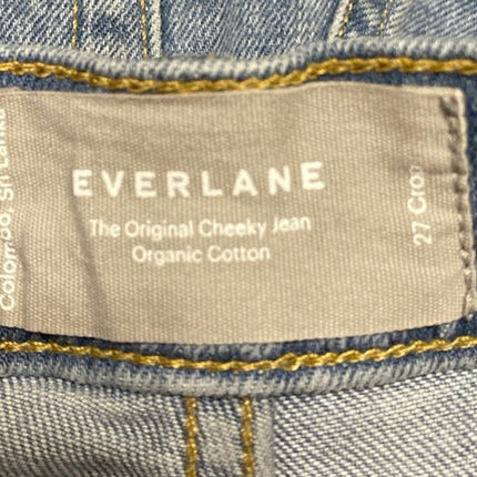 Everlane Original Cheeky Women's Blue Straight High Waist Denim Jeans Pants 27