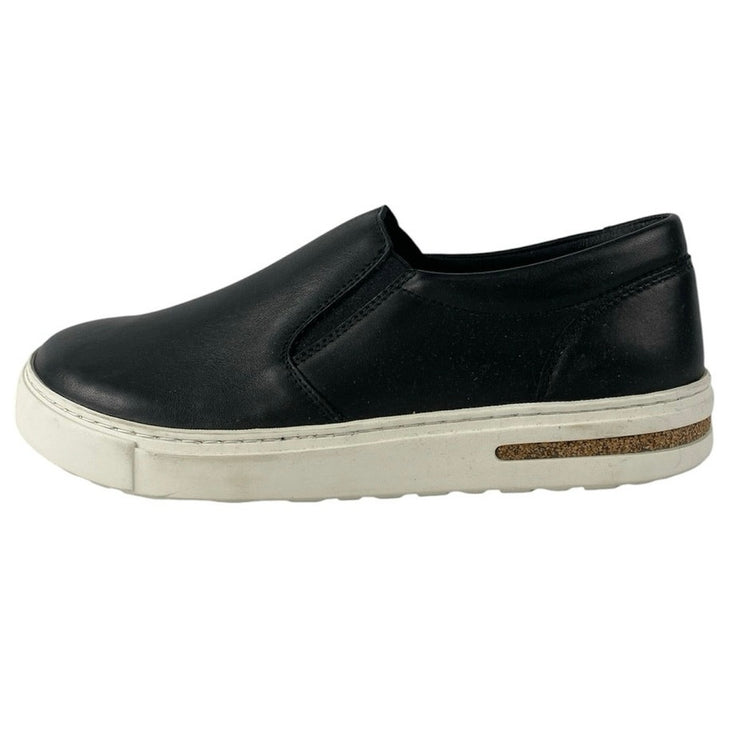 Birkenstock Oswego Black Natural Leather Slip On Loafer Sneaker Shoe Size 38 US8