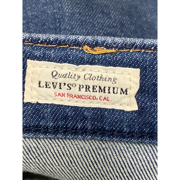 Levi's Men's Blue Medium Wash Slim Fit Skinny Y2k Casual Denim Jeans Size 32
