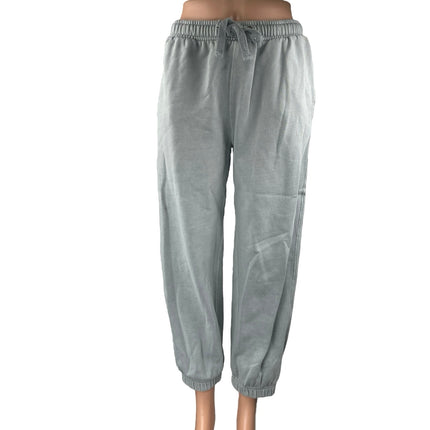 Aeropostale Women's Gray Fleece High Waisted Tapered Jogger Sweat Pants Size S
