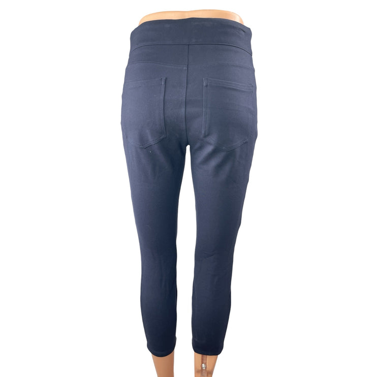 Spanx Black Capri High Rise Skinny Yoga Athletic Activewear Leggings Pants Sz S