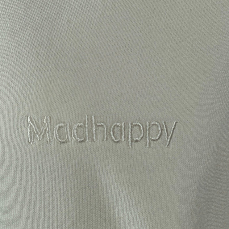 Madhappy Cream Long Sleeve Athletic Activewear Hoodie Sweater Sweatshirt Top S