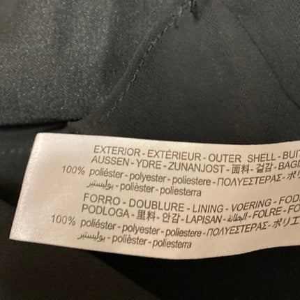 Zara Black Sleeveless Tie Strap Fringe Tiered Cami Tank Mini Shift Dress Size L