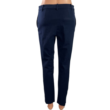 1.State Women's Navy Blue High Rise Slim Straight Skinny Trousers Pants Size 6