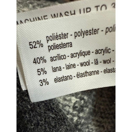 Zara Black White Wool Zebra Print Long Sleeve Button Up Cardigan Sweater Top S