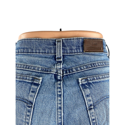 Lee Women's High Rise Ripped Distressed Raw Frayed Hem Cutoff Denim Shorts Sz 30