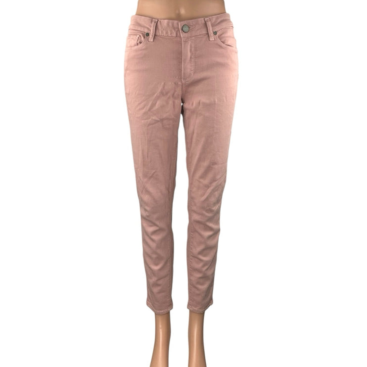 Paige Verdugo Ankle Women's Pink Skinny Leg Low Waist Trousers Pants Size 30