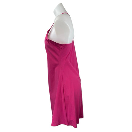 Outdoor Voices Pink Sleeveless Scoop Neck Tennis Gold Athletic Mini Dress Size M