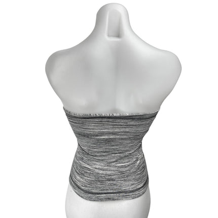 Lululemon Women's Gray Heather Strapless Sleeveless Tube Bandeau Top S   Brie